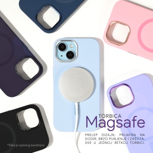 Torbica Magsafe Pure Plus za iPhone 11 Pro Max 6.5 tamno ljubicasta - Img 2