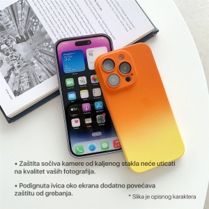 Torbica Rainbow Spring za Xiaomi Redmi 10C narandzasto zuta - Img 3