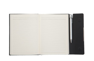 VELVET Notes sa magnetnim preklopom A5 - Crna - Img 2