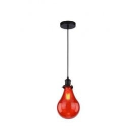 VESTA 266 VISILICA CHIC-PRETO/VM 1*E27 red glass - Img 3
