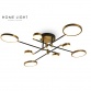 VESTA 489 LUSTER 76W 3000K CRNA/MESING - Img 6
