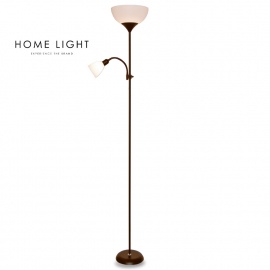 VESTA 653 PODNA LAMPA 1*E27+1*E14 BRAON - Img 2