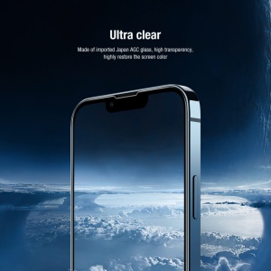 Zastitno Staklo Tempered glass Nillkin 2u1 HD za iPhone 14 6.1 crna - Img 4