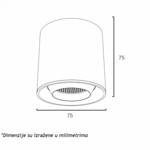 Magnetic Slim LED svetiljka LED26 600F