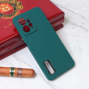 Мягкий силиконовый чехол для Xiaomi Redmi Note 12 4G (EU), зеленый