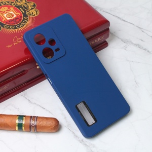 Мягкий силиконовый чехол для Xiaomi Redmi Note 12 Pro 5G (EU) синий