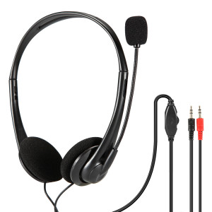 Наушники Omega FH2020 черные 2x3,5 мм