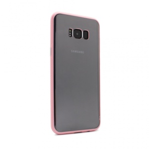 Прозрачный чехол для Samsung G955 S8 plus розовый