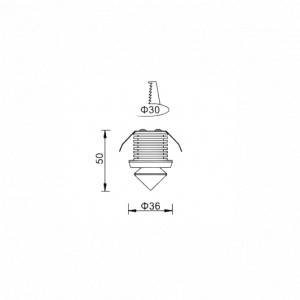led-rozetna-l0835-4-2w-3000k