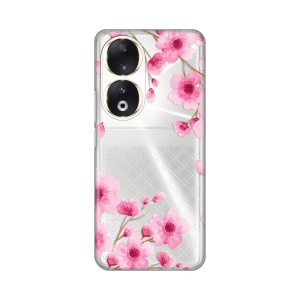 Силиконовый чехол с принтом для Honor 90 Rose Flowers