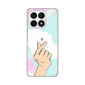 Силиконовый чехол с принтом для Honor X8a Magic Love