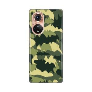 Силиконовый чехол с принтом для Huawei Honor 50 Pro Army