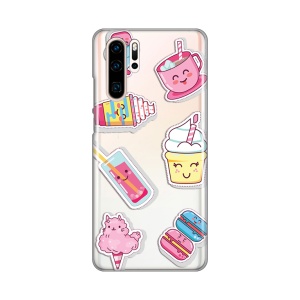 Силиконовый чехол с принтом для Huawei P30 Pro с рисунком мороженого