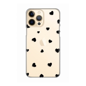 Силиконовый чехол с принтом для iPhone 13 Pro Max Hearts 6.7