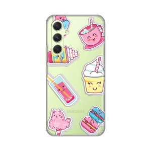 Силиконовый чехол с принтом для Samsung A546B Galaxy A54 5G Ice cream