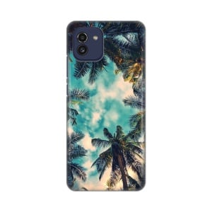 Силиконовый чехол с принтом пальмы для Samsung A035G Galaxy A03