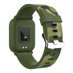 Смарт-часы CANYON My Dino KW-33, для подростков, 1,3-дюймовый IPS-дисплей, IP68, Bluetooth 5.0, совместимы с iOS и Android, 155 мАч, армейский зеленый - Img 4