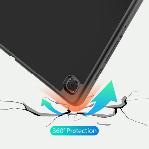 Ультратонкий чехол для Samsung P610/P615/P613/P619 Galaxy Tab S6 Lite 10.4 2020/2022, черный (с держателем для ручки) - Img 4