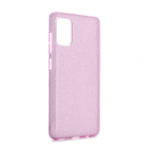 Чехол Crystal Dust для Samsung A415F Galaxy A41 фиолетовый