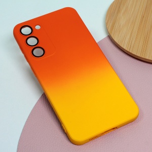 Чехол Rainbow Spring для Samsung S23 оранжевый жёлтый