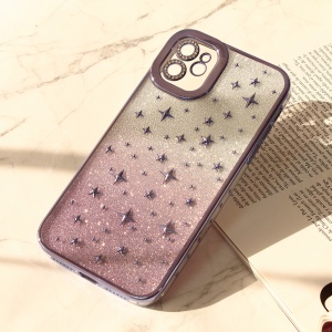 Чехол Shiny Frame для iPhone 11 6.1 фиолетовый