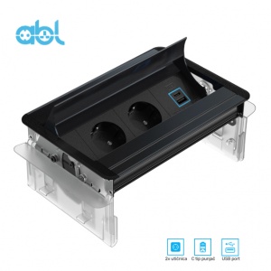 ABL AERO FLIP-S CRNI/CRNI 2XSUKO 1XUSB A+C 35W CHARGER - Img 2