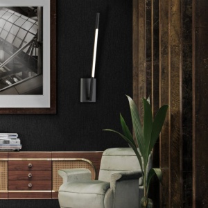 ARIA 5 ZIDNA LAMPA LED 4W 3000K CRNA - Img 2