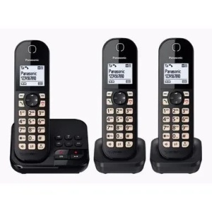 Bežicni telefon Panasonic KX-TGC463GB sa tri slušalice i sekretaricom