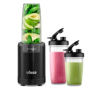 Blender Ufesa Nutriboom BS2500/crni/3 posude/snaga 900W - Img 1