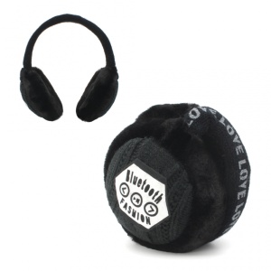 Bluetooth slusalice Earmuff Love crne - Img 1