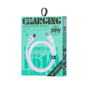 Data kabl REMAX Chelectricy Series 30W PD Fast Charging RC-C010 Type C na Type C beli - Img 4