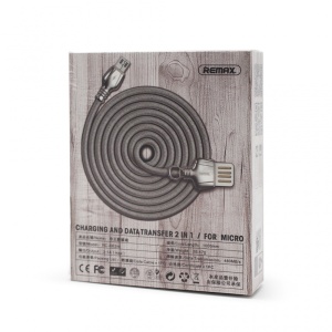 Data kabl REMAX King RC-063m micro USB srebrni 1m - Img 2