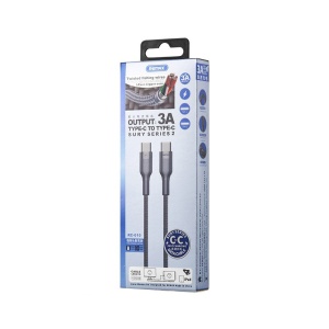 Data kabl REMAX RC-010 PD Type C 3A sivi 1m - Img 2