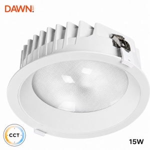 DAWN LED SVETILJKA DF08 Y5E15 CCT 15W BELA IP54 NEW