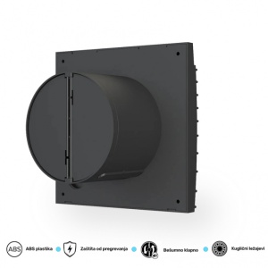 ERA VENTILATOR F125 SILENT 5C CRNI - Img 3