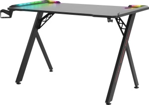Gaming sto Defender Extreme 75cm x 110cm x 60cm x 15mm/Backlight/Držač za čase/crni - Img 4