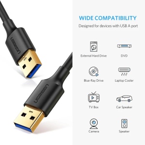 Kabl USB Ugreen US128 3.0 M/M 1m - Img 2