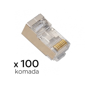 Konektor RJ45 metal CAT 6 8P8C JWD-AD82 100 kom - Img 1