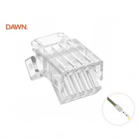 KONEKTOR ZA LED TRAKU SMD X10-4P (10mm, 4PIN) 10 kom - Img 2