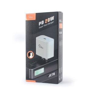 Kucni punjac KONFULON JK78 PD 20W Fast Charge sa PX11 60W kablom Type C na Lightning beli - Img 3