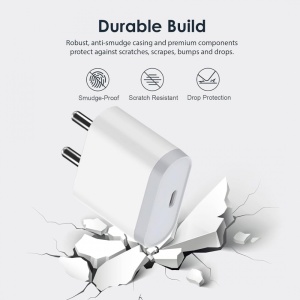 Kucni punjac LDNIO A1209C PD, 20W sa Type C na Type C kablom beli - Img 4