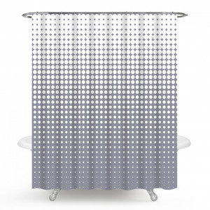 Kupatilska zavesa MINOTTI 2000x1800 grey - Img 1
