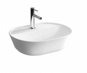 Lavabo nadgradni VITRA Geo 54,5x43cm bez preliva sa otvorom za slavinu - Img 2