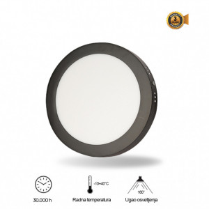 LED PANEL N/Z KNC5-18W 6500K CRNI - Img 1