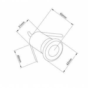 LED SVETILJKA JM-045 PODNA 3W 3000K IP67 NIKL/HROM - Img 5