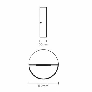 LED svetiljka JM-053 zidna 4.6W