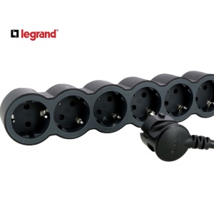 LG 694566 PRODUZNI BLOK 6X2P+E 3M (CRNA/T.SIVA) - Img 2