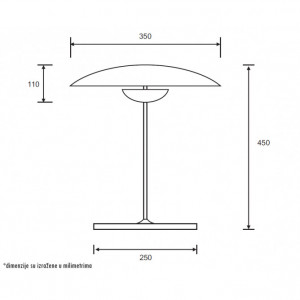 LUNA 304 STONA LAMPA 12W 3000K - Img 2