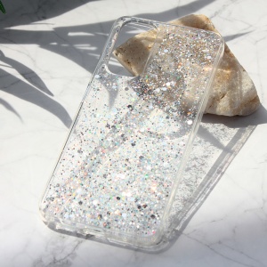 Maska Glitter za Xiaomi Redmi Note 12s srebrna - Img 1