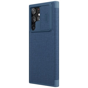 Maska Nillkin Qin Pro Leather za Samsung S908B Galaxy S22 Ultra 5G plava - Img 3